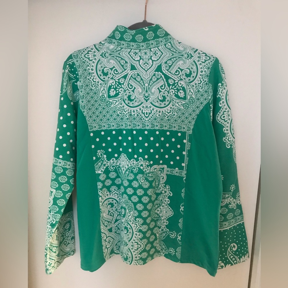 Susan Graver Beautiful Top SZ M - Picture 2 of 7
